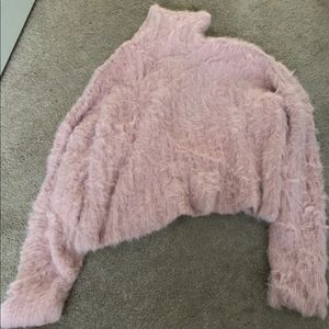 American Eagle Cropped Turtleneck Sweater